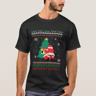 Camiseta Curiosa ballena con Santa Panties Fea Christma
