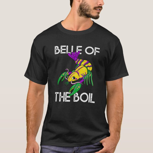 Camiseta Curiosa Belle De La Barba De Langosta De Marisco (Anverso)