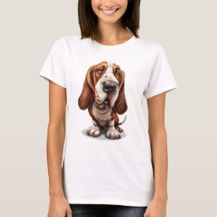 Camiseta Curiosa Caricatura Personalizado Elegante De Un Ba