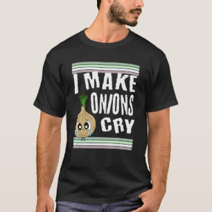 Camiseta Curiosa Cebolla Que Lloro A Las Cebollas