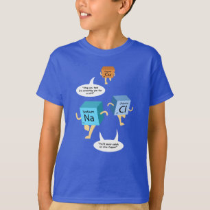 Camiseta Curiosa Ciencia Elementos Periódicos De Tabla Quím