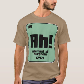 Camiseta Curiosa Ciencia Química Motivación Nerd Elemento G