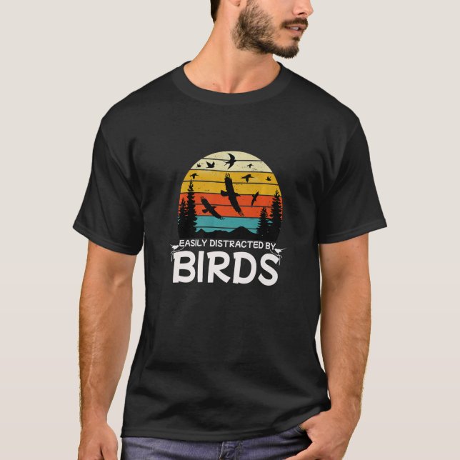 Camiseta curiosa cita de pájaro Bird Lover cool Garden Birm (Anverso)