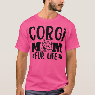 Camiseta Curiosa Corgi Mom Cute Perro Puppy Pet Lover-1080