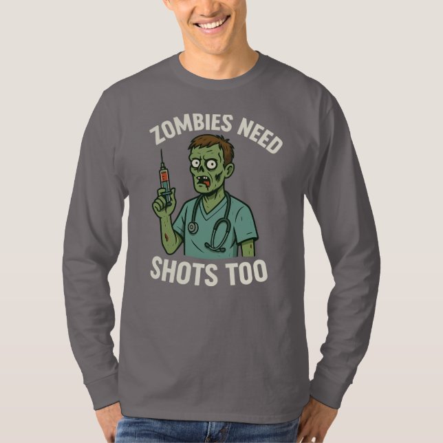 Camiseta Curiosa de Cirugía de Halloween divertida (Anverso)