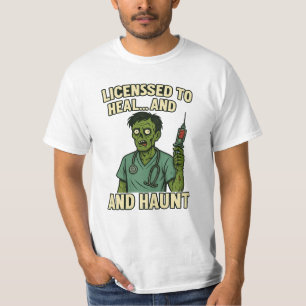 Camiseta Curiosa de Cirugía de Halloween divertida