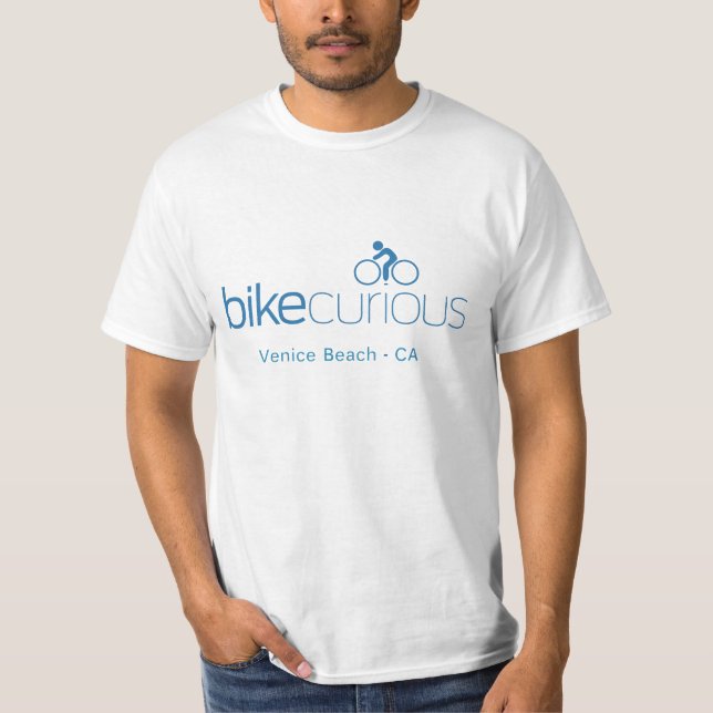Camiseta curiosa de la bici - playa de Venecia (Anverso)