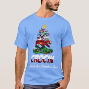 Camiseta Curiosa divertida en torno al árbol de Navidad Feo