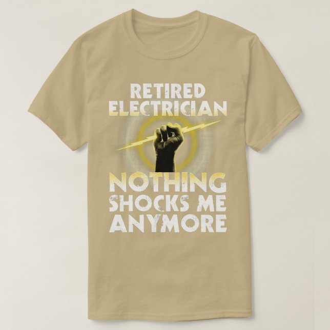 Camiseta Curiosa Electrista Retirement Art Hombres Mujer Wi (Diseño del anverso)