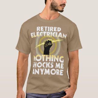Camiseta Curiosa Electrista Retirement Art Hombres Mujer Wi