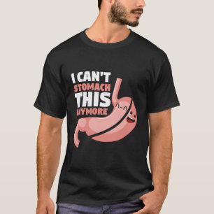 Camiseta Curiosa Gástrica De La Cirugía De Ovisión No Puedo