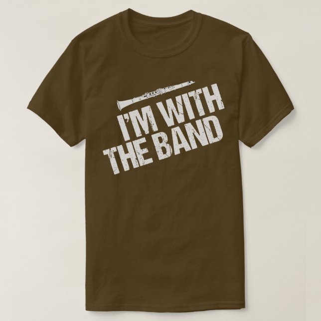 Camiseta Curiosa Im Clarinet con la banda (Diseño del anverso)