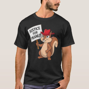Camiseta Curiosa Justicia Para La Cangura De Maní P-Nut Tee
