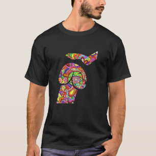 Camiseta Curiosa mente de los amantes de los perros de cump