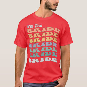 Camiseta Curiosa mujer soy la novia retro a la escuela