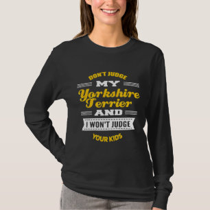Camiseta Curiosa Novedad Yorkshire Terrier Dog Tshirt