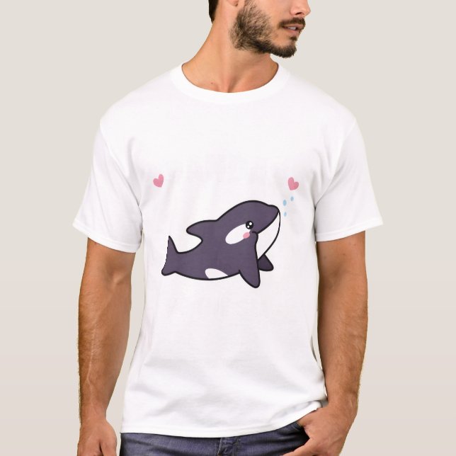 Camiseta Curiosa Orca Pandas Del Mar (Anverso)