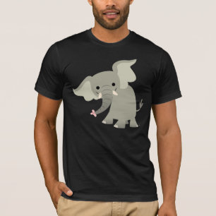Camiseta Curiosa Personalizado Elephant T-Shirt