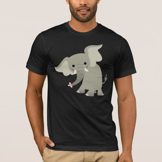 Camiseta Curiosa Personalizado Elephant T-Shirt (Anverso)