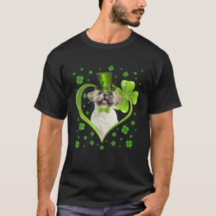 Camiseta Curiosa pipa Shamrock Shih Tzu Dog St. Patrick's D