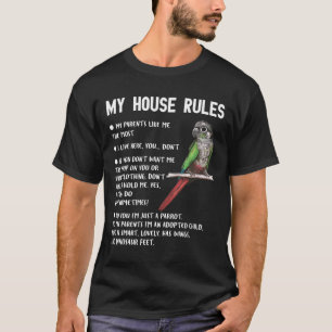 Camiseta Curiosa risita verde de garganta dice Pinto de ave