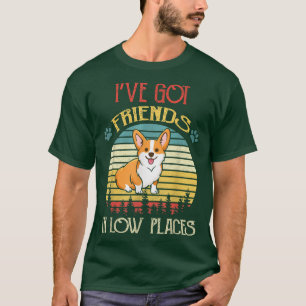 Camiseta Curiosa Tengo Amigos En Los Lugares Inferiores Cor