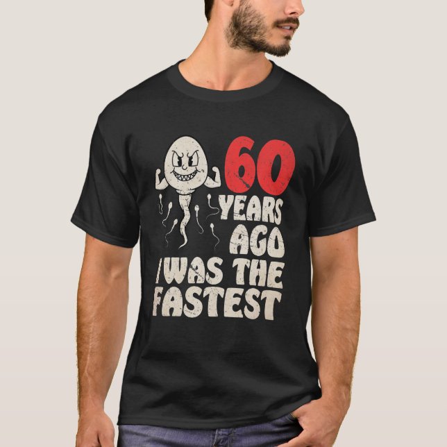Camiseta Curiosa vestido 60 años de la broma de cumpleaños  (Anverso)