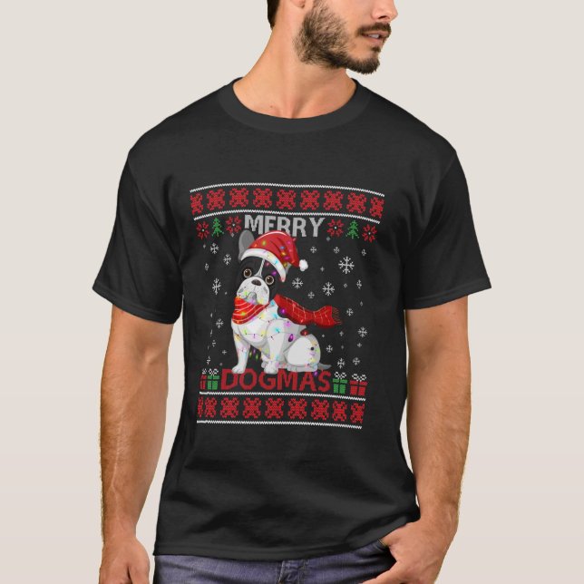 Camiseta Curiosamente graciosa morera dogmas toro francés p (Anverso)