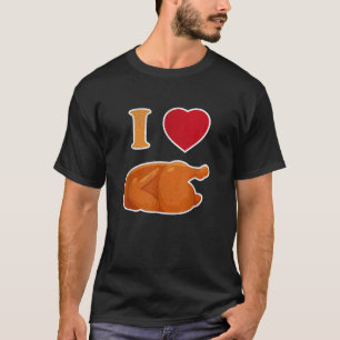 Camiseta Curiosamente me encanta el pollo asado de asador a