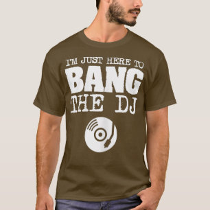 Camiseta Curiosas mujeres Bang El disco DJ Jockey Wife Músi