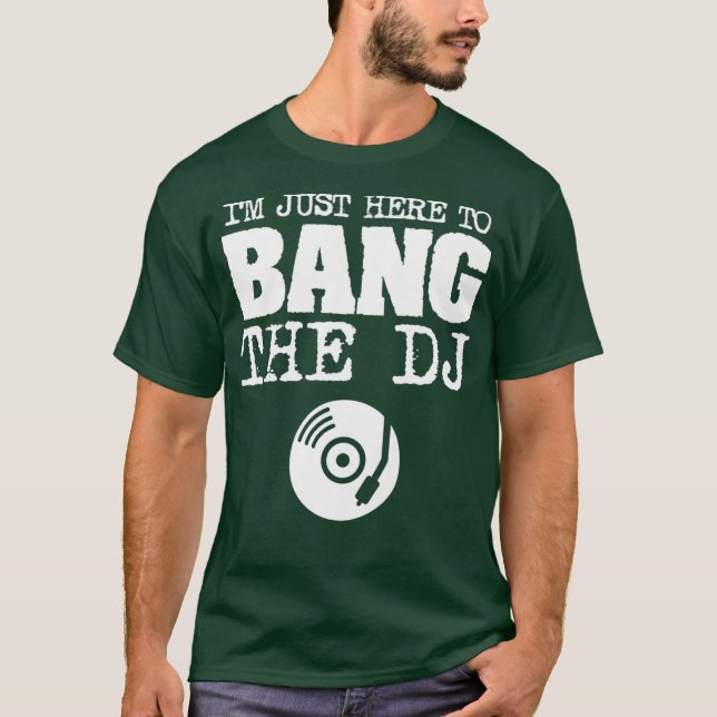 Camiseta Curiosas mujeres Bang El disco DJ Jockey Wife Músi (Anverso)