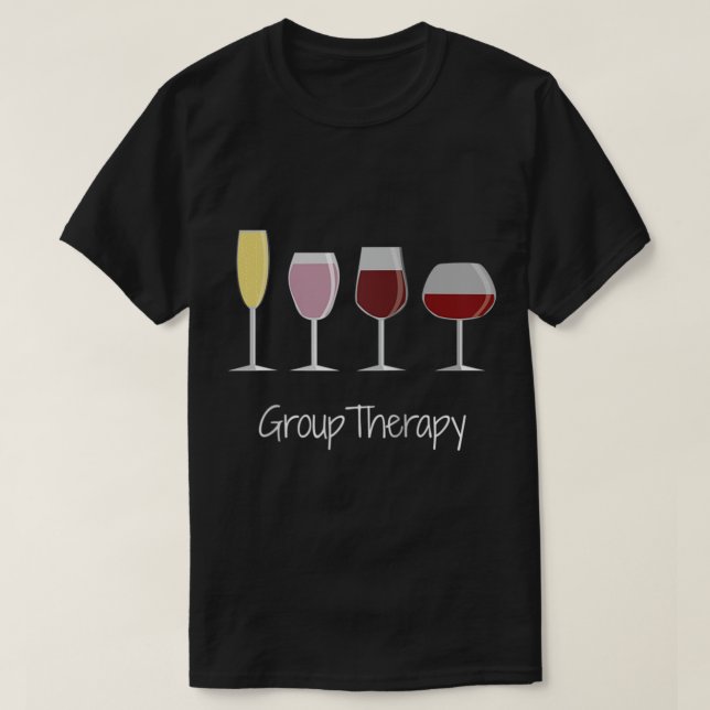 Camiseta Curiosas mujeres de regalo de vino Idea Tee - Grup (Diseño del anverso)