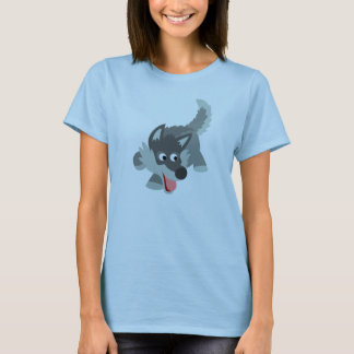 Camiseta Curiosas Personalizados Lobo mujeres T-Shirt