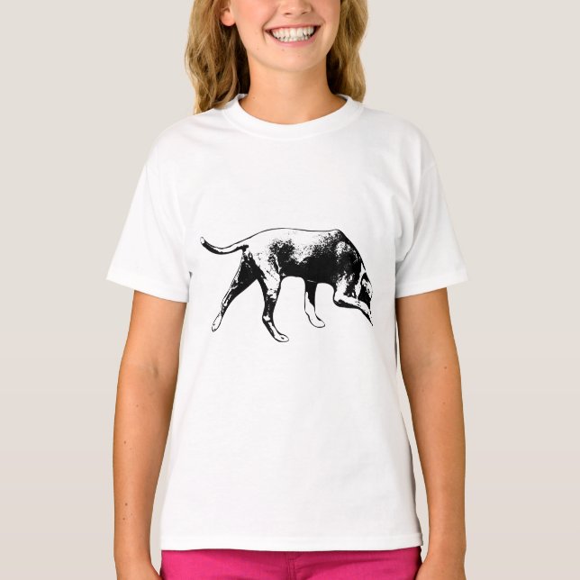 Camiseta Curiosidad Activada - Trazo De Tinta (Anverso)