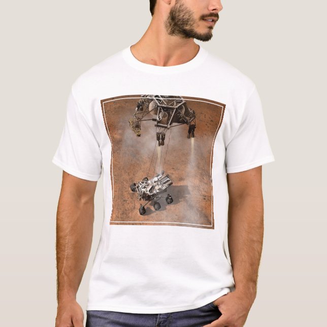 Camiseta Curiosidad Por Aterrizar En La Superficie Marciana (Anverso)