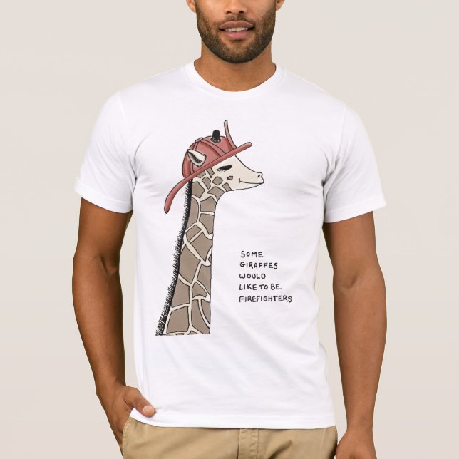 Camiseta curiosidades de la jirafa (Anverso)