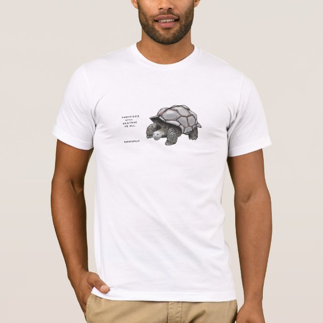Camiseta curiosidades de la tortuga (Anverso)