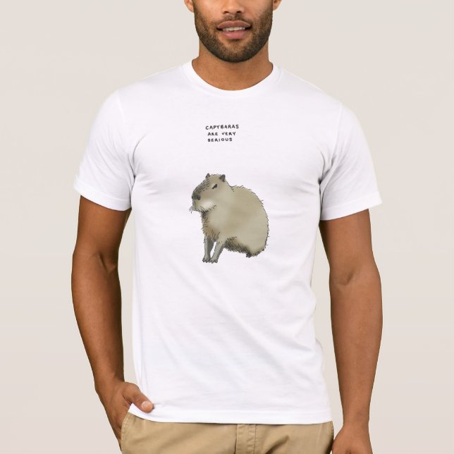 Camiseta curiosidades del capybara (Anverso)