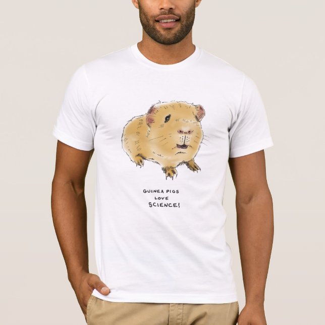 Camiseta curiosidades del conejillo de Indias (Anverso)