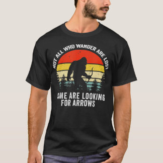 Camiseta Curioso Arquetería No Todos Los Que Se Pierden Pie