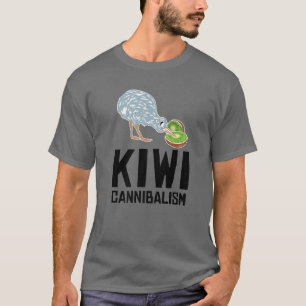 Camiseta Curioso Canibalismo De Regalo De Pájaro Kiwi Para