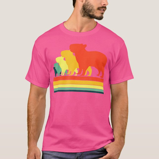 Camiseta Curioso Capibara Fauna silvestre Capybara (Anverso)