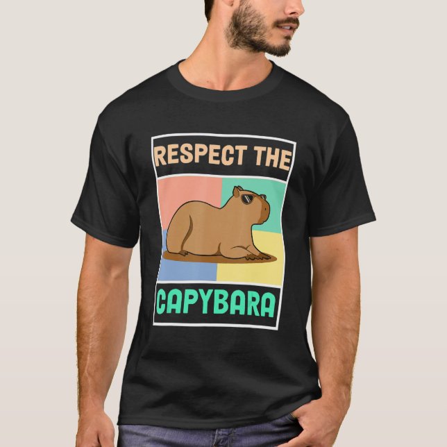 Camiseta Curioso Capibara Ok, Tiro El Capibara (Anverso)