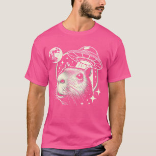 Camiseta Curioso Capybara Selfie Ufos Hombres Capibara Extr