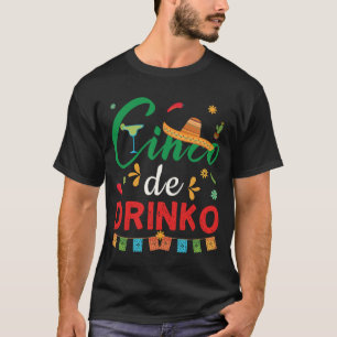 Camiseta Curioso Cinco de Drinko Cinco de Mayo Bebe Regalo