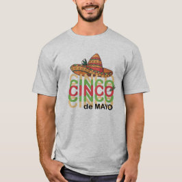 Camiseta Curioso Cinco de Drinko Cinco de Mayo bebiendo