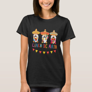 Camiseta Curioso Cinco De Mayo Gnome Fiesta Mexicana