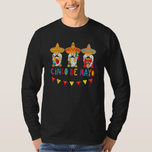 Camiseta Curioso Cinco De Mayo Gnome Fiesta Mexicana