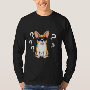 Camiseta Curioso Corgi Cuppy Gracioso Incognito Perro Hombr