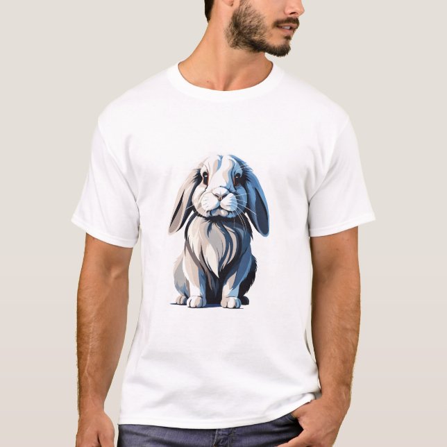 Camiseta Curioso Cottontail (Anverso)